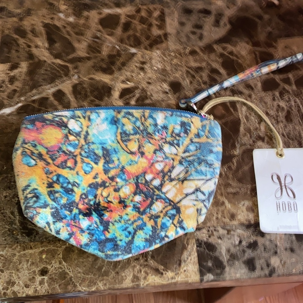 HOBO Summertime Abstract Leather Pouch